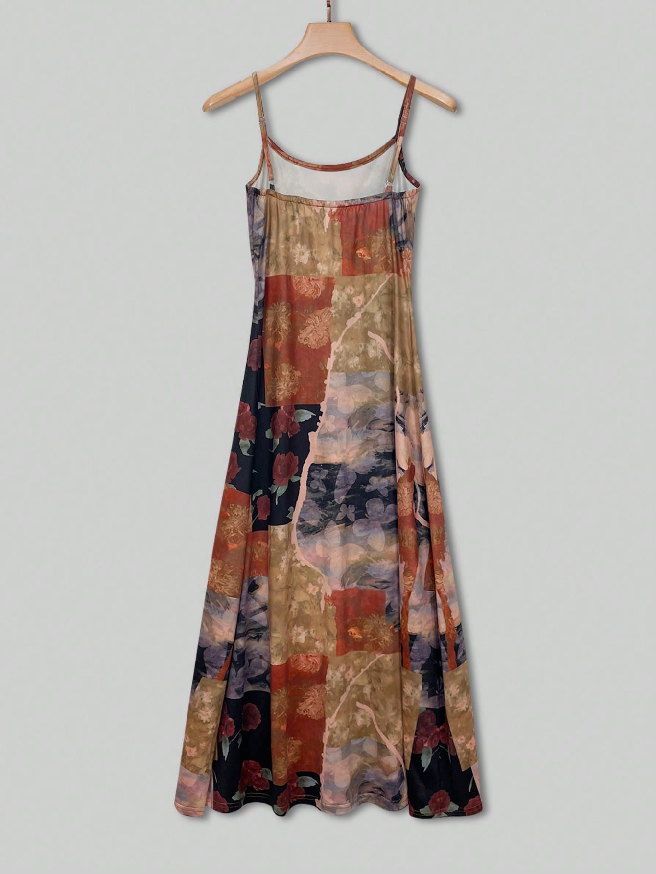 Women's Vintage Patchwork Flor - Sundress Midi Floral 评论和价格