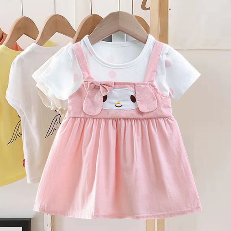 New Baby Girl Dress Cartoon Do - Summer Loving Kids Clothing 评论和价格