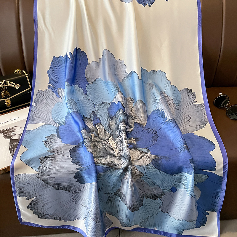 2023 Spain Luxury Silk Scarf B - Summer Clothing Hijab 评论和价格