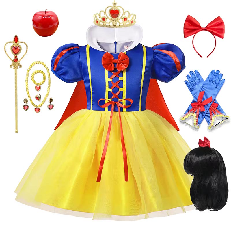 Snow White Princess Dress Kids - Summer Clothing Kids 评论和价格