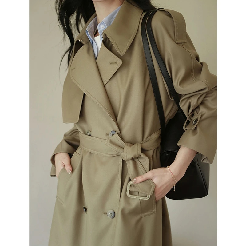 2025 Autumn Women's Trench Coa - Summer Clothing Over 50 评论和价格
