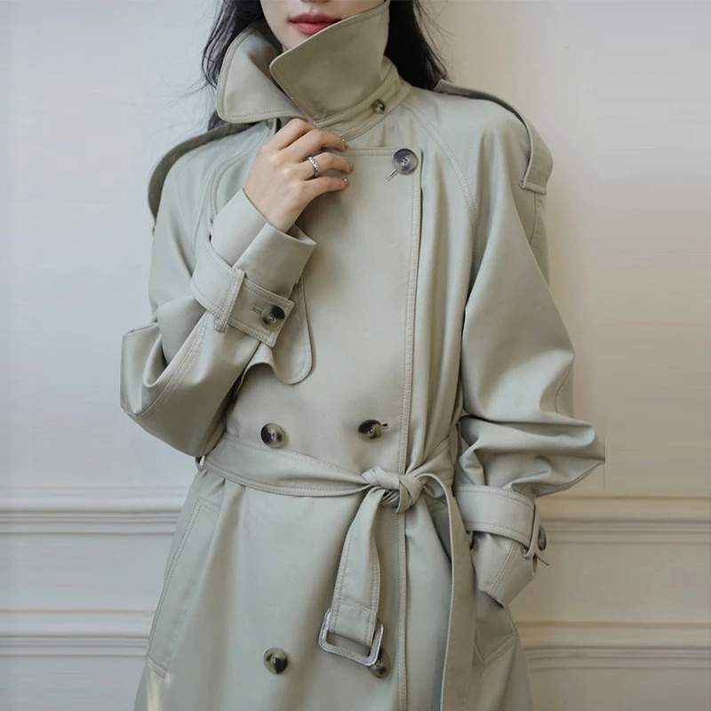 2025 Autumn Women's Trench Coa - Summer Clothing Over 50 评论和价格
