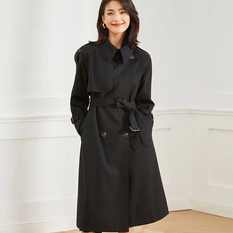 2025 Autumn Women's Trench Coa - Summer Clothing Over 50 评论和价格