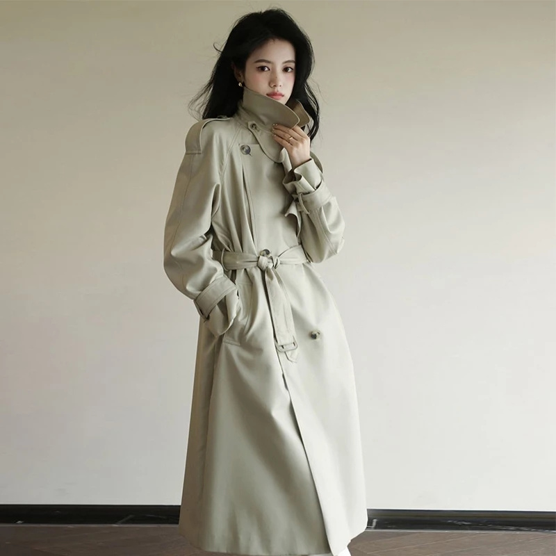 2025 Autumn Women's Trench Coa - Summer Clothing Over 50 评论和价格