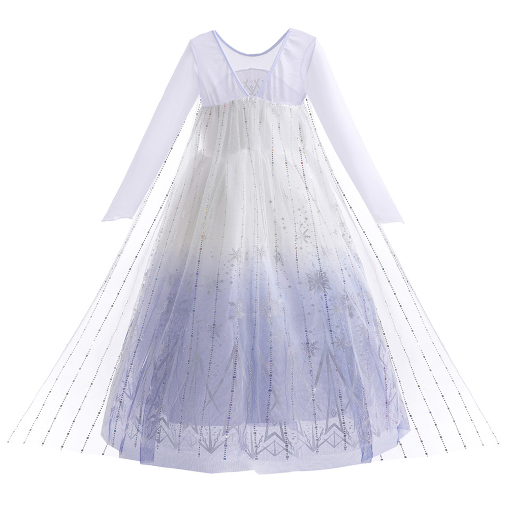 White Elsa Dresses Girls Birth - Summer Clothing Kids 评论和价格