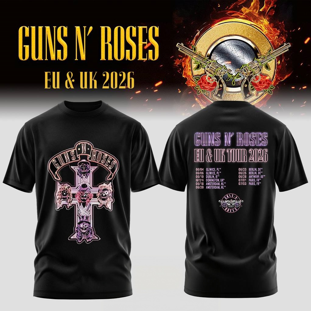 Guns N Roses EU & UK TOUR 2026 - Womens Summer Clothing Uk 评论和价格