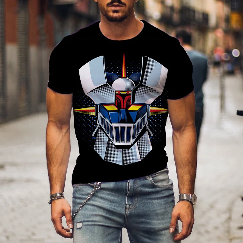 2026 Mazinger Z Anime Mecha 3D - Summer Clothing Over 50 评论和价格
