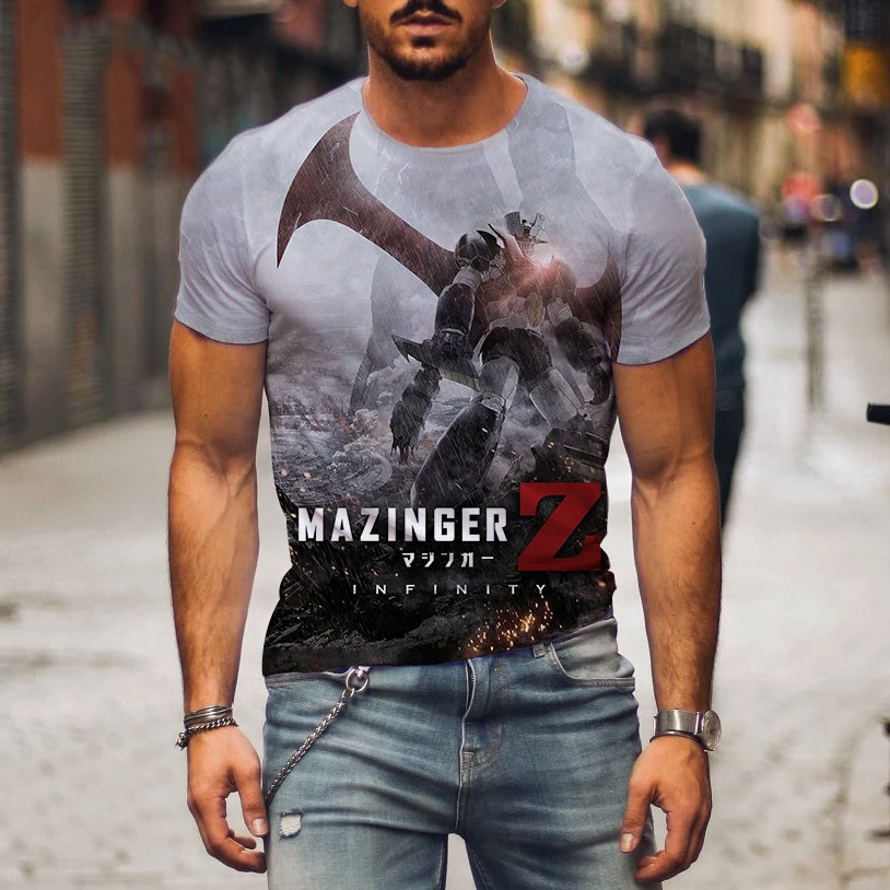 2026 Mazinger Z Anime Mecha 3D - Summer Clothing Over 50 评论和价格