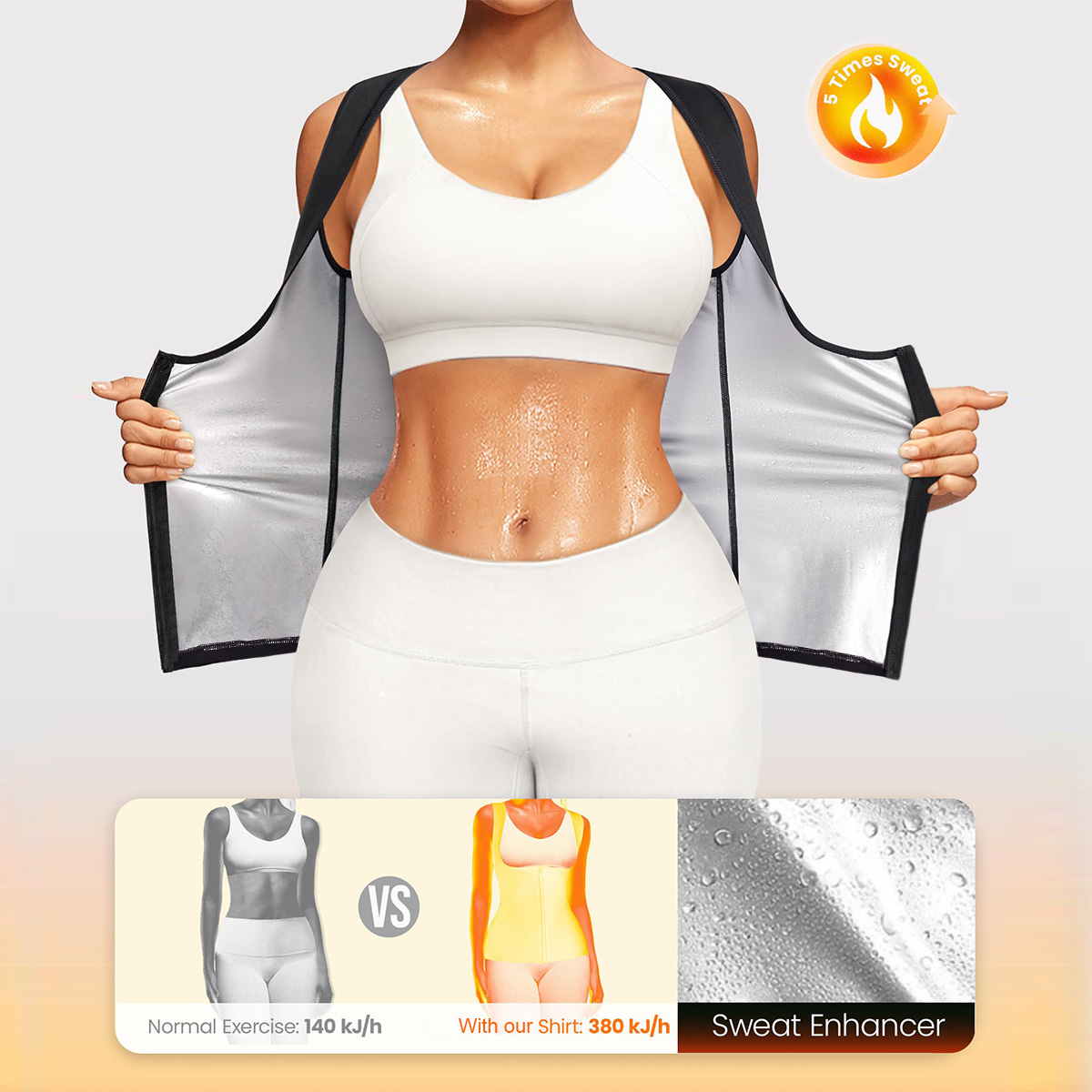 1PCS Women’s Sweat Vest for We - Tank Top Breathable 评论和价格