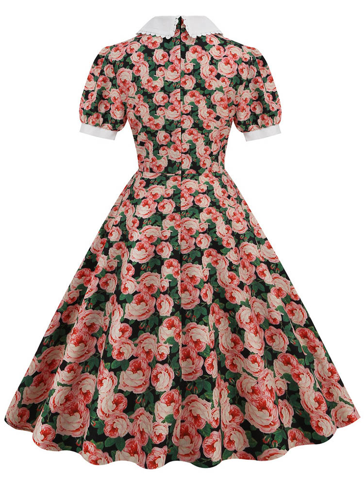 S~3XL  Women Midi Dress Floral - Sundress Midi Floral 评论和价格