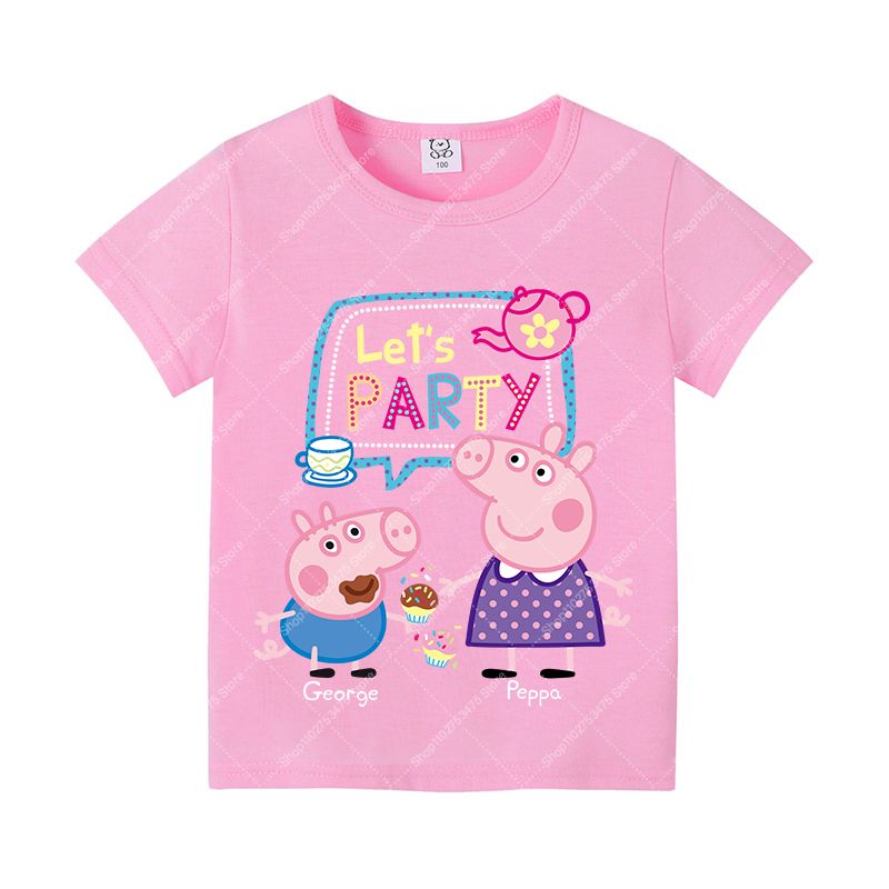 Kids Girl Cute Cotton T-shirt  - Summer Clothing Kids 评论和价格