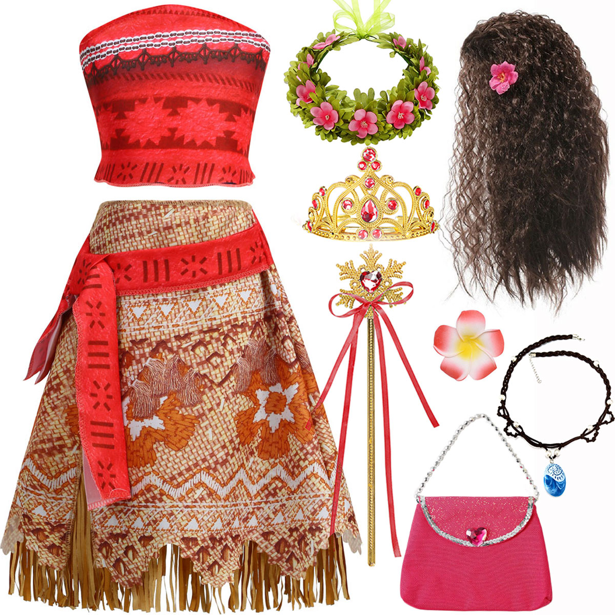 Moana Classic Style Dresses fo - Summer Clothing Kids 评论和价格