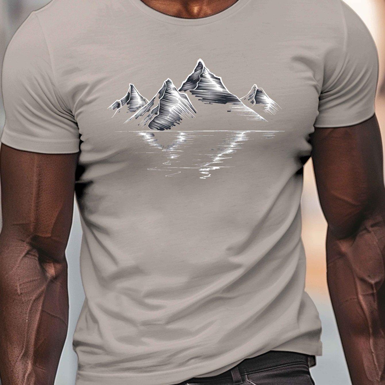 Men's Casual Royal T-Shirt wit - Summer Clothing Range 评论和价格