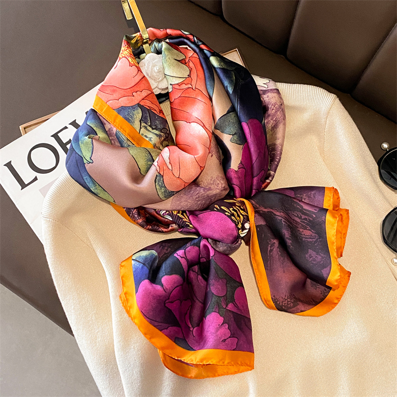 Fashion 180x90cm Satin Silk Sc - Summer Clothing Hijab 评论和价格