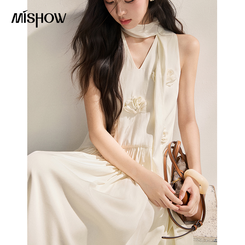 MISHOW Women's Lyocell 3D Flow - Sundress Midi Floral 评论和价格