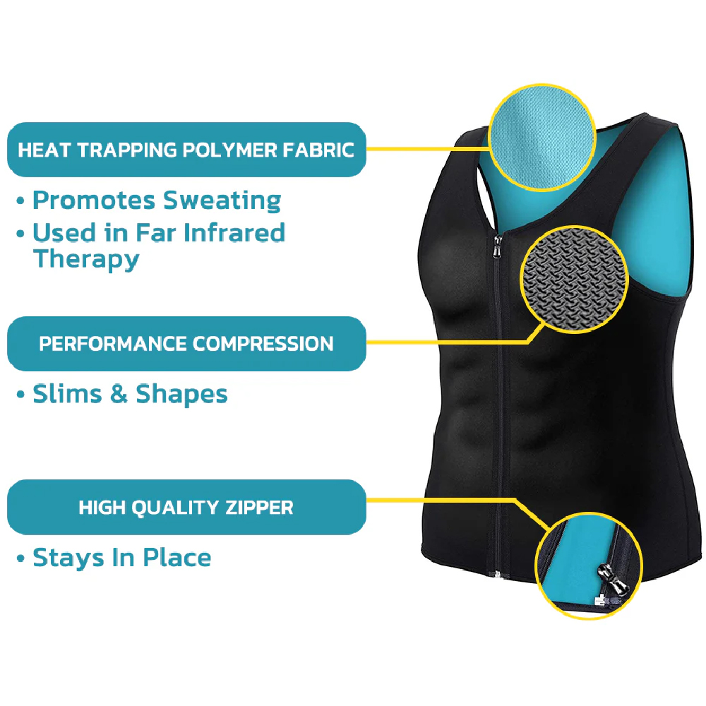 1PCS Hot Neoprene Sauna Vest f - Tank Top Breathable 评论和价格