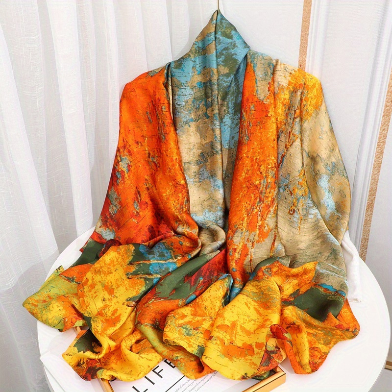 Fashion 180x90cm Satin Silk Sc - Summer Clothing Hijab 评论和价格