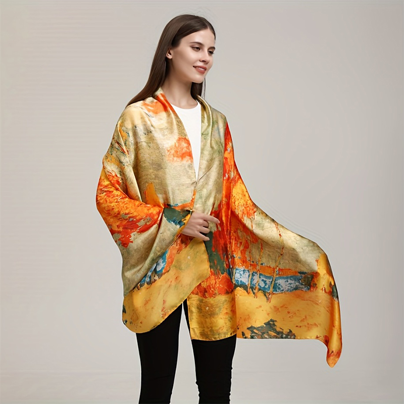 Fashion 180x90cm Satin Silk Sc - Summer Clothing Hijab 评论和价格