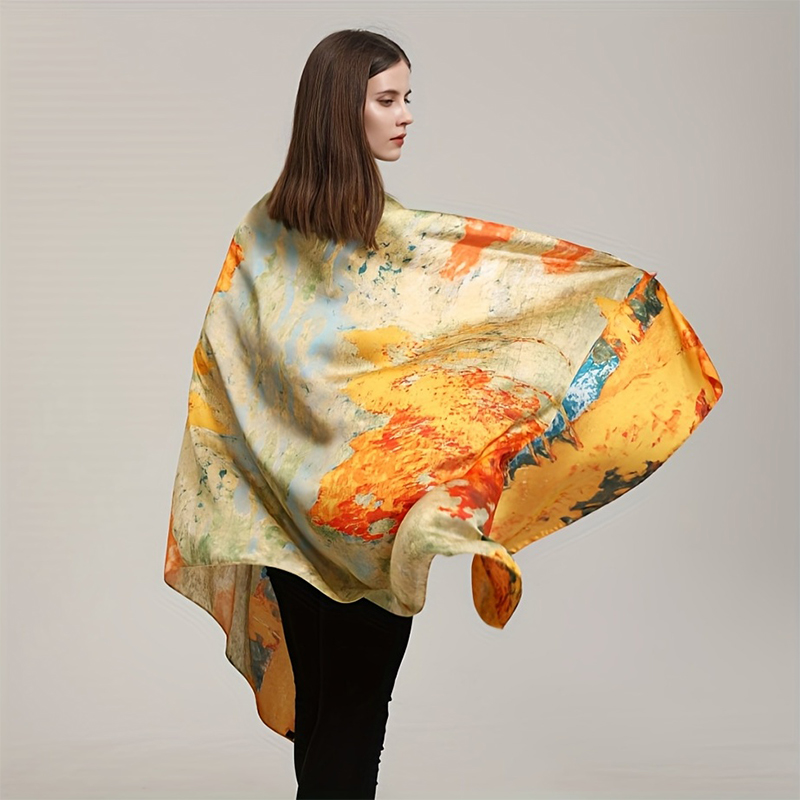 Fashion 180x90cm Satin Silk Sc - Summer Clothing Hijab 评论和价格