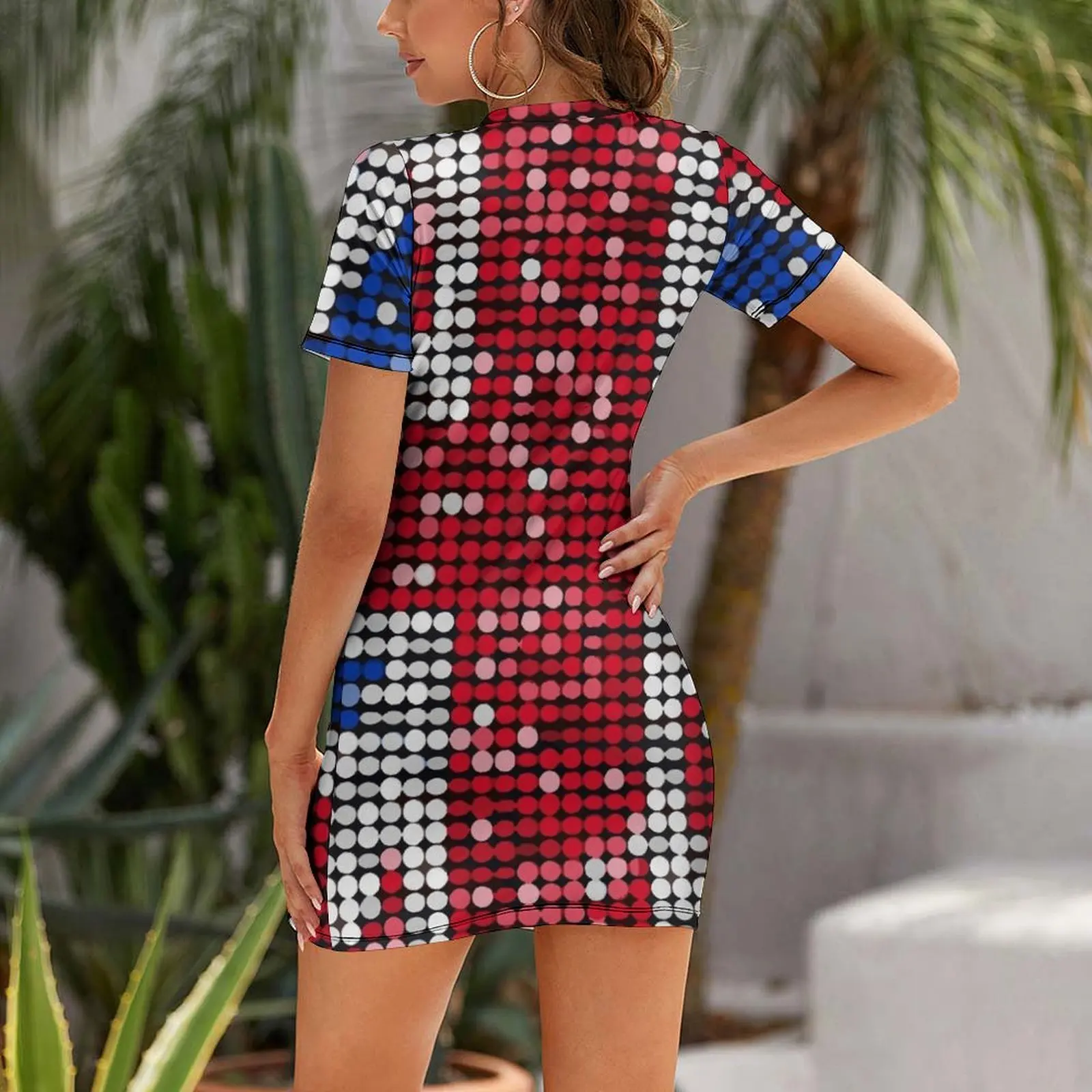 Union Jack Flag UK Sequin Shor - Womens Summer Clothing Uk 评论和价格